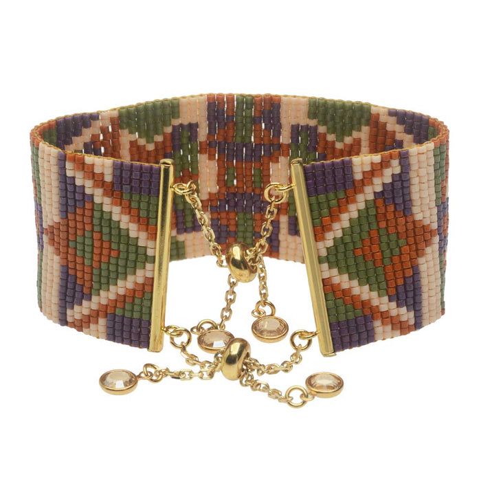 Retired - Golden Autumn Loom Bracelet