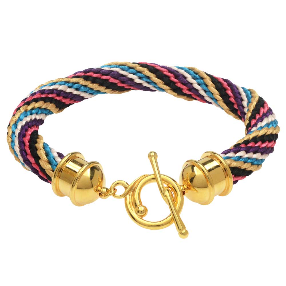 Retired - Golden Queen Kumihimo Bracelet