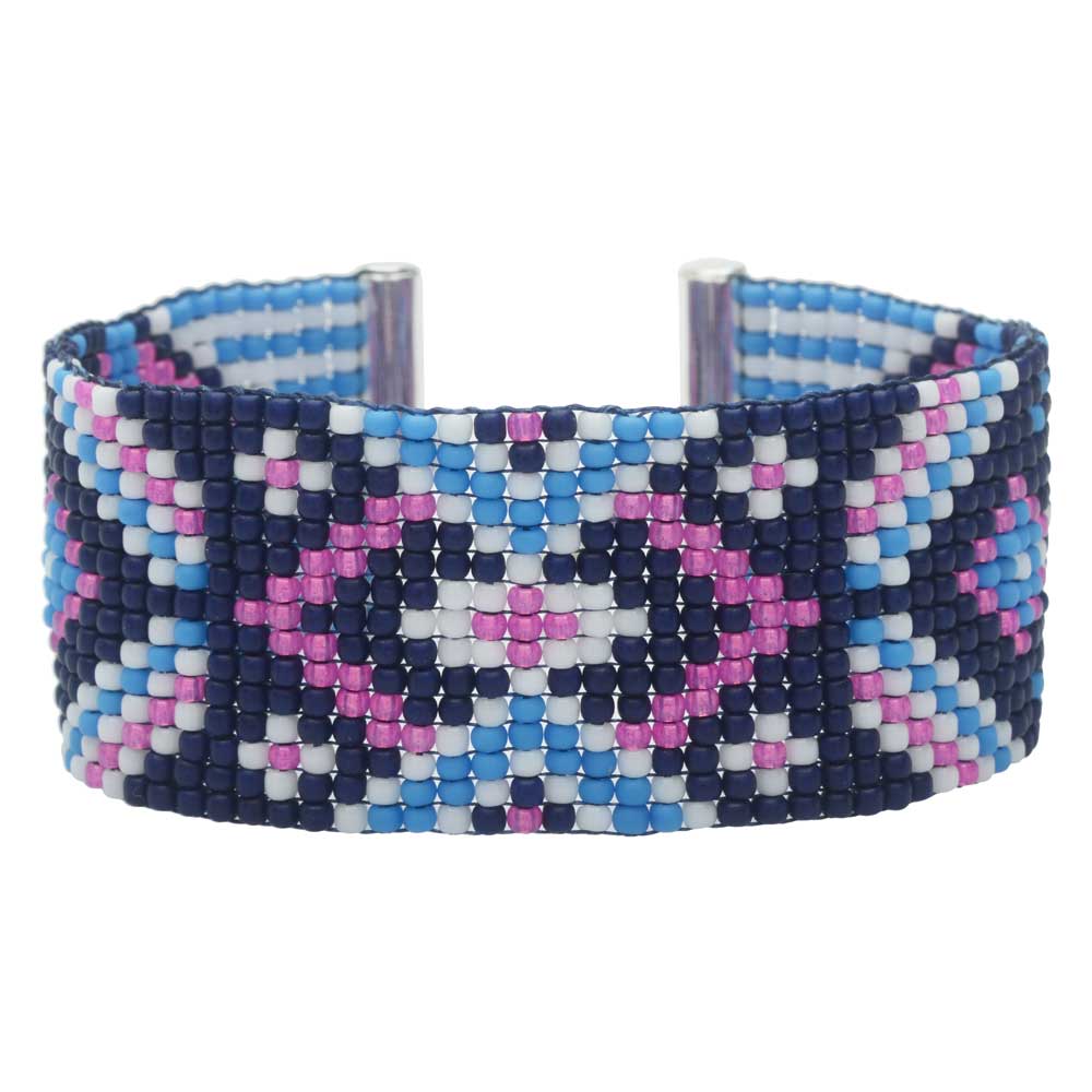 Cornflower Dusk Loom Bracelet (Reboot)