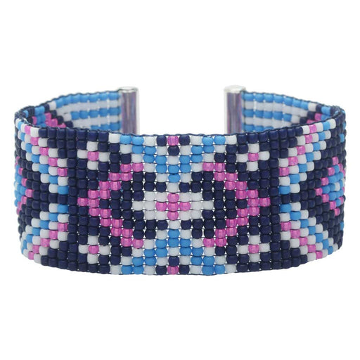Cornflower Dusk Loom Bracelet (Reboot)