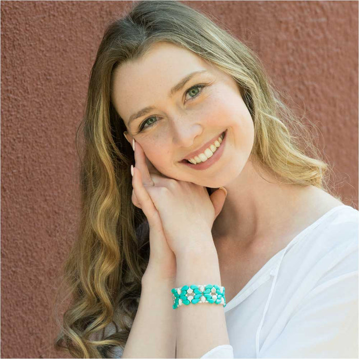 Paisley Princess Bracelet in Tropical Mint