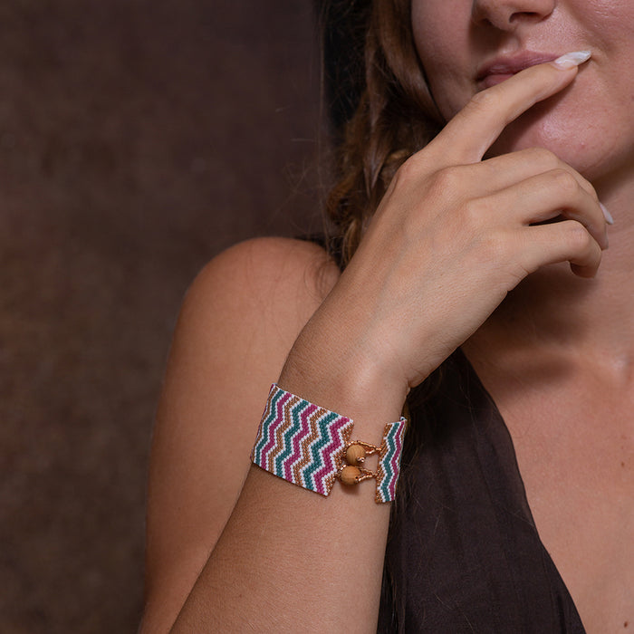 Summertime Classic Peyote Bracelet