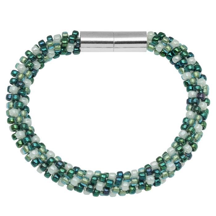 Garden Floral Kumihimo Bracelet
