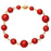 Dainty Darling Pearl Bracelet in Rouge