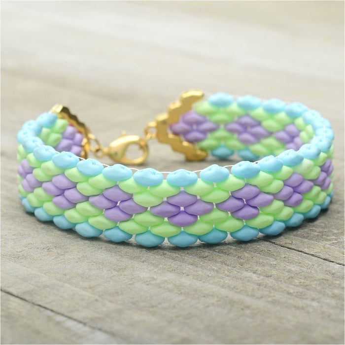 Summertime Party SuperDuo Bracelet in Gold