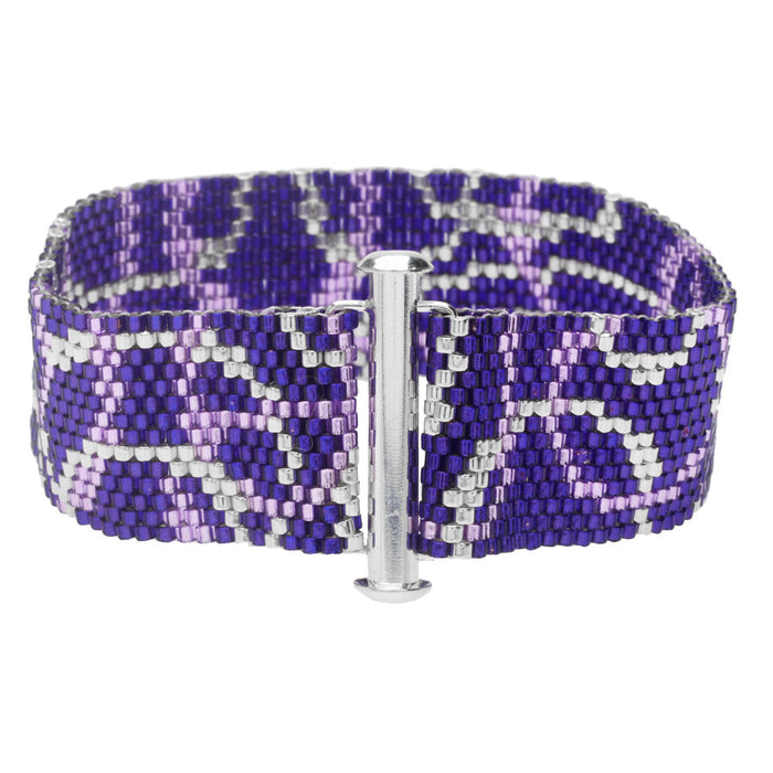 Vivacious Violet Peyote Bracelet