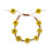 Sunshine Hibiscus Macrame Bracelet (Reboot)