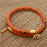 Boho Charming Cork Memory Wire Bangle