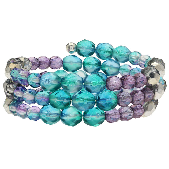Mermaid Island Memory Wire Bracelet