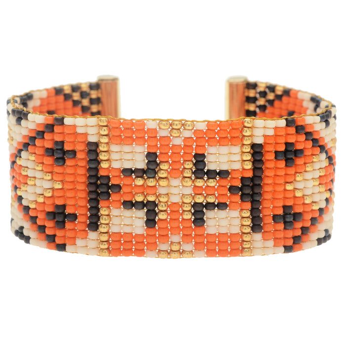 Harvest Pumpkin Loom Bracelet
