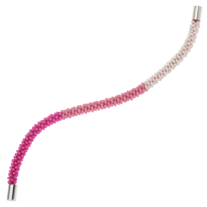 Ballet Pinks Kumihimo Bracelet (Reboot)