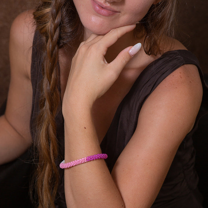 Ballet Pinks Kumihimo Bracelet (Reboot)