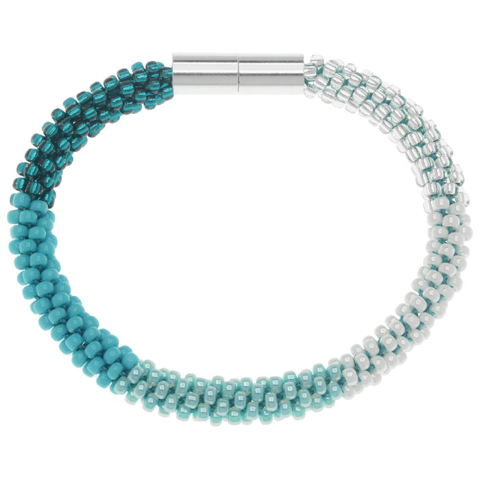 Talk to Me Teal Kumihimo Bracelet