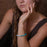 Talk to Me Teal Kumihimo Bracelet