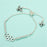 Honeycomb Silver Spring Adjustable Bracelet (Reboot)