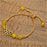Golden Honeycomb Adjustable Bracelet
