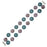 Retired - Aster Coin & Sepal Spiral Bracelet
