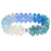 Right Angle Weave Blues Bracelet