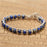 Earthly Blues Hemp Macrame Bracelet (Reboot)