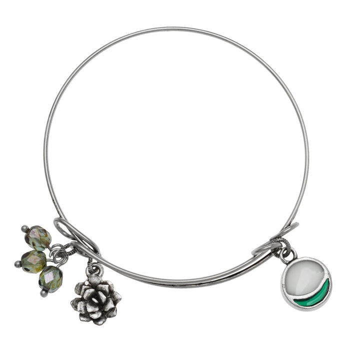 Retired - Succulent Charm Bangle