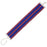 Pretty Pansy and Cobalt Bugle Loom Bracelet