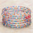 Mardi Gras Memory Wire Bracelet