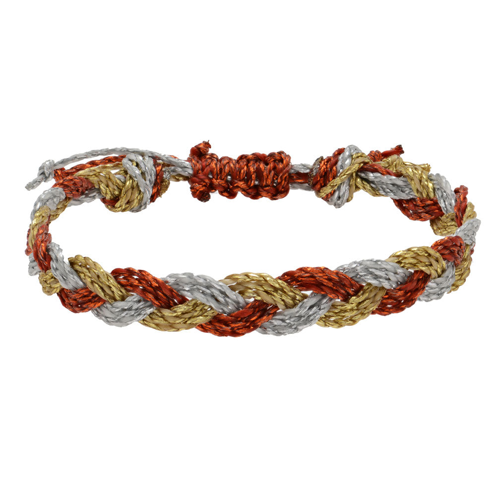 Braided Metallic Bracelet
