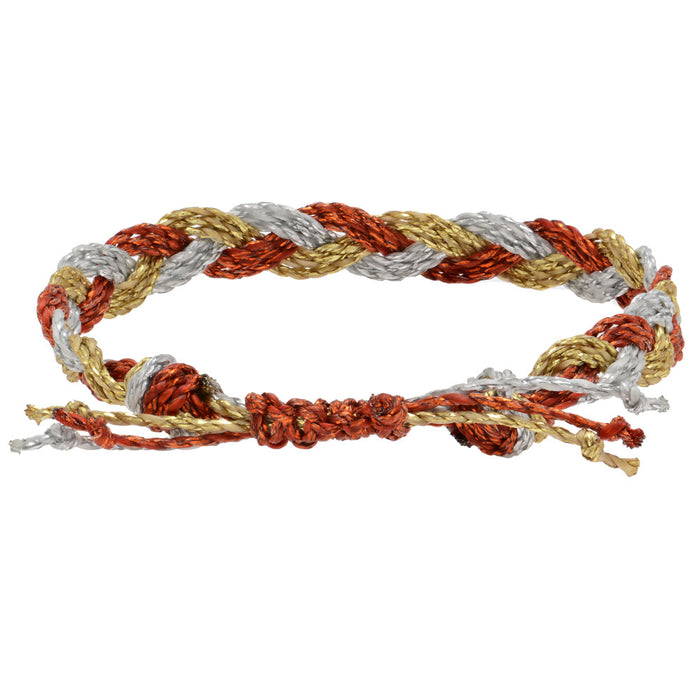 Braided Metallic Bracelet