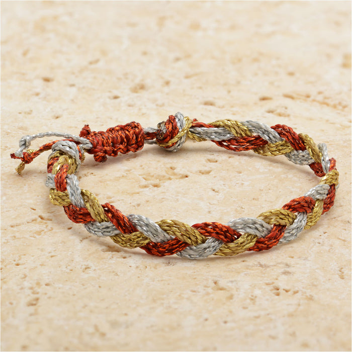 Braided Metallic Bracelet