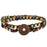 Copper Travertine Wrap Bracelet