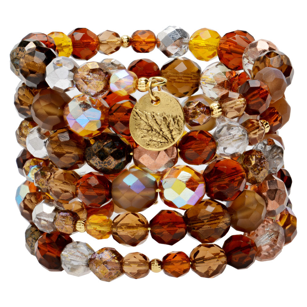 Wheatberry Memory Wire Bracelet