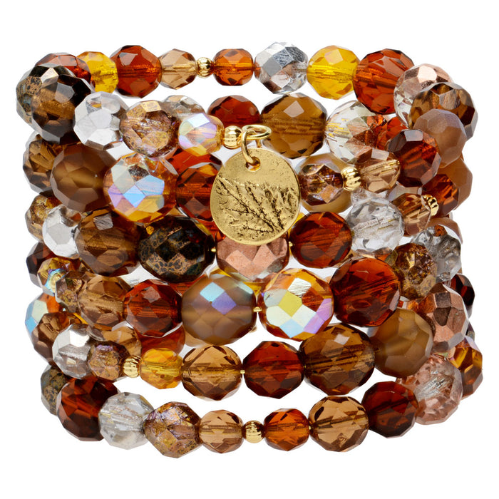 Wheatberry Memory Wire Bracelet