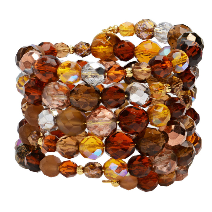Wheatberry Memory Wire Bracelet