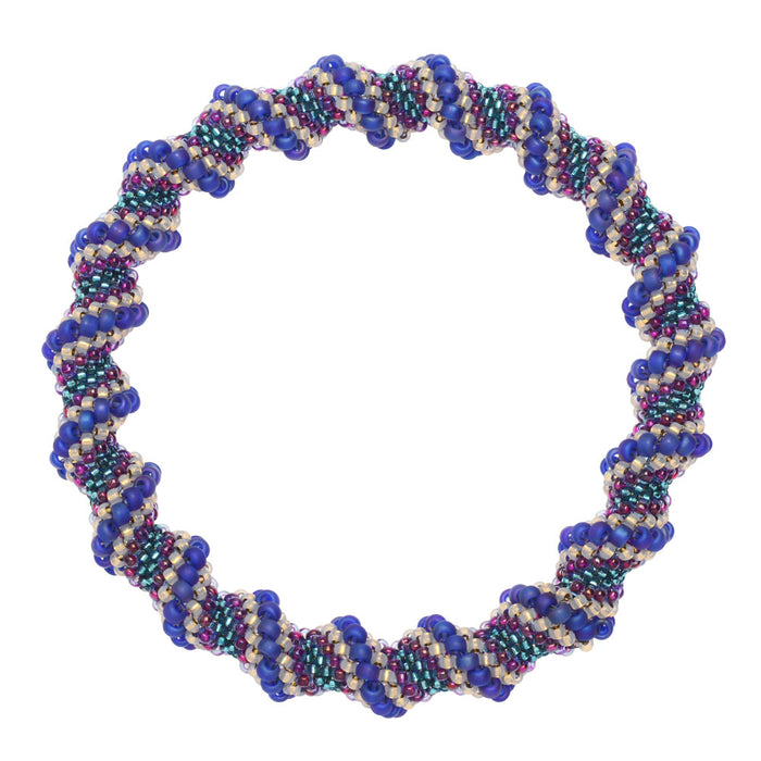 Stylish Peacock Cellini Spiral Bangle