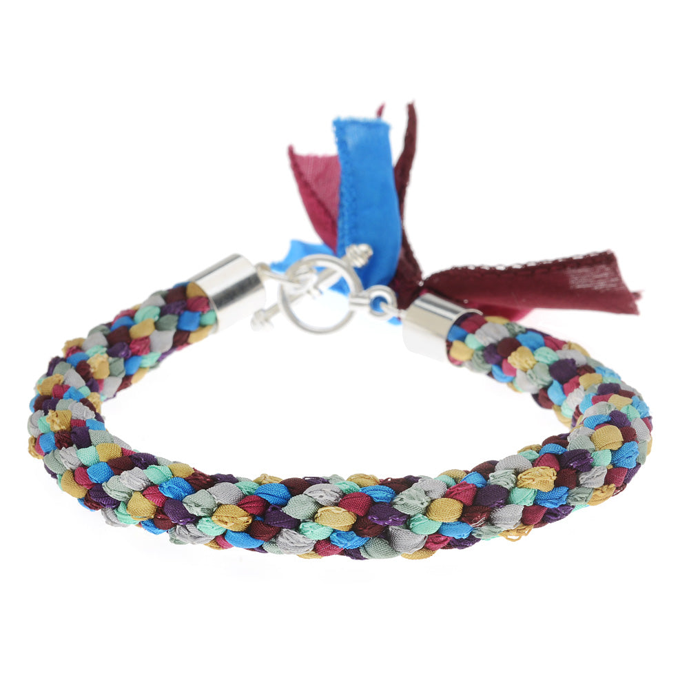 Retired - Autumn Jewels Kumihimo Bracelet