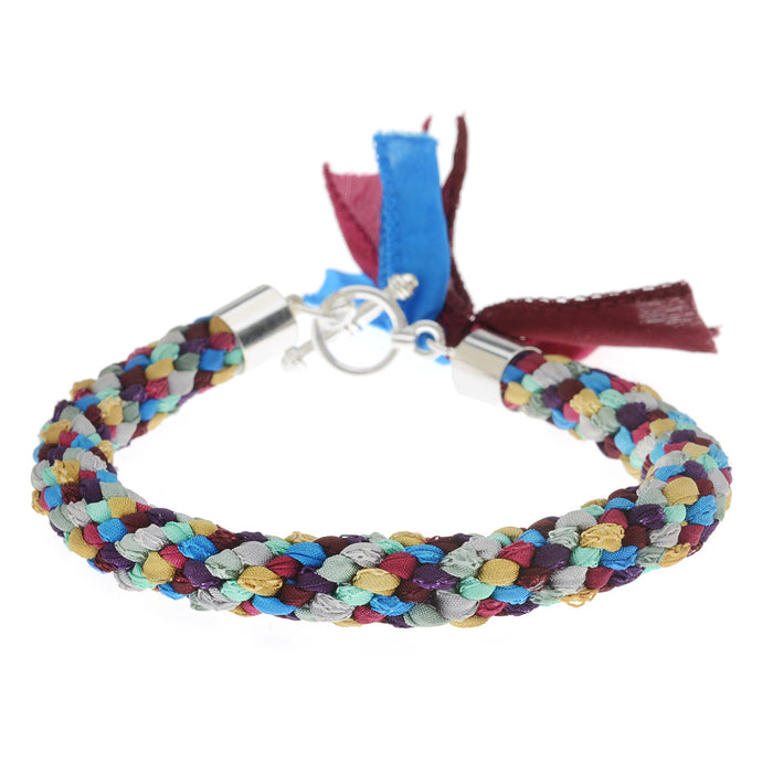 Retired - Autumn Jewels Kumihimo Bracelet