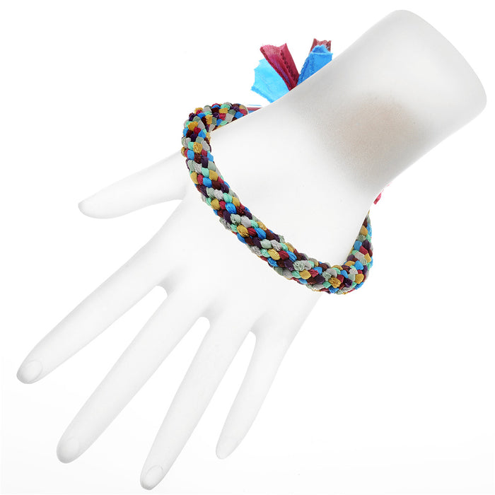 Retired - Autumn Jewels Kumihimo Bracelet