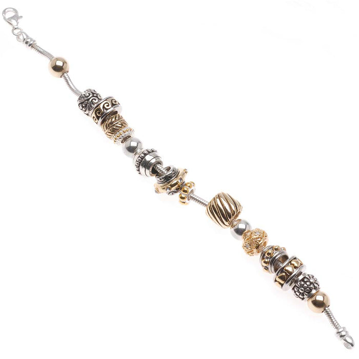 Retired - Silver Shimmer and Gold Glimmer Bracelet