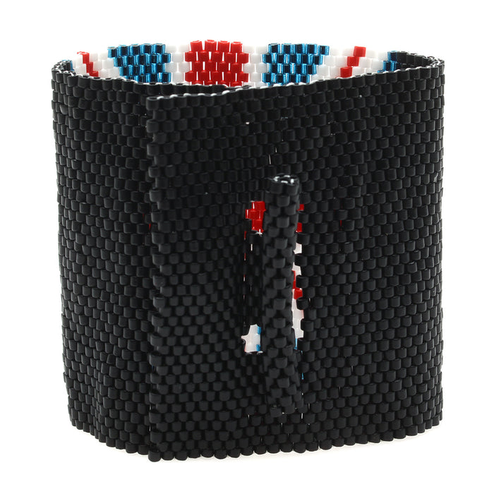 Union Jack Peyote Stitch Bracelet