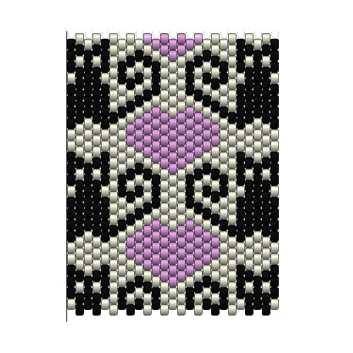 Retired - Kitties! Peyote Bracelet