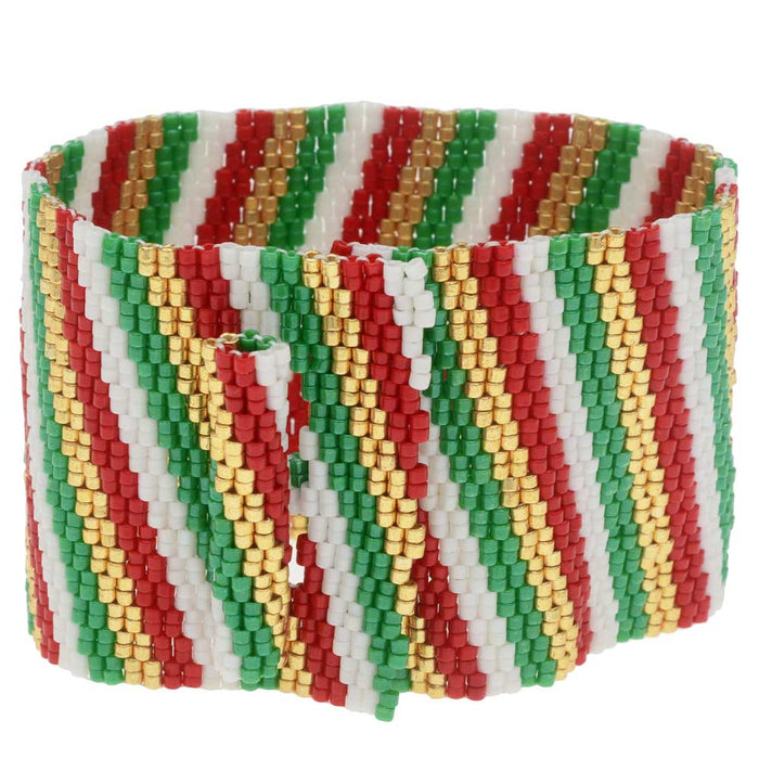Retired - Christmas Candy Stripe Bracelet