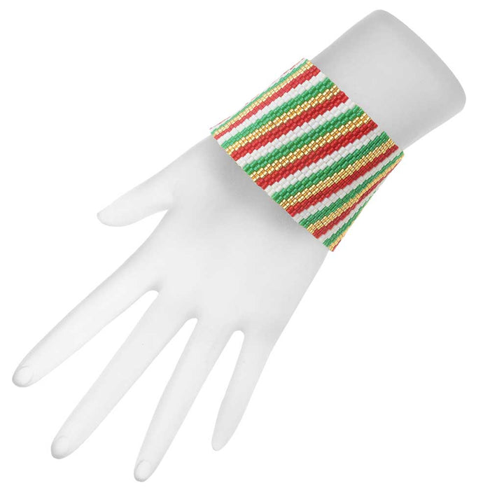 Retired - Christmas Candy Stripe Bracelet