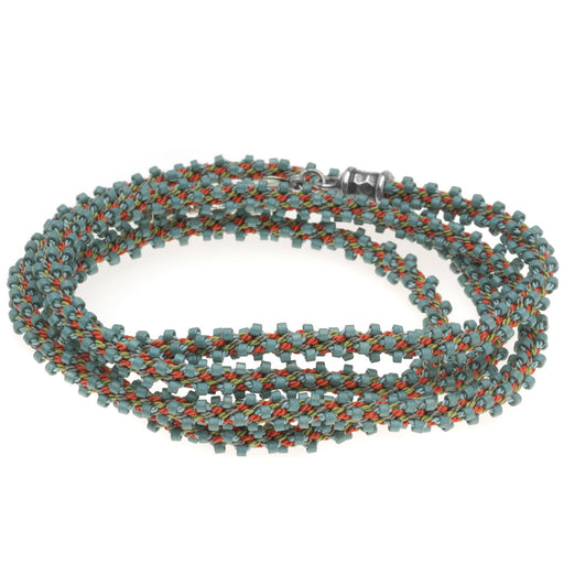 Retired - Marseille Beaded Kumihimo Wrap Bracelet