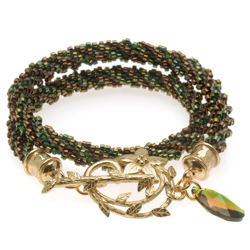 Retired - Retired - Mother Nature's Riches Kumihimo Wrap Bracelet
