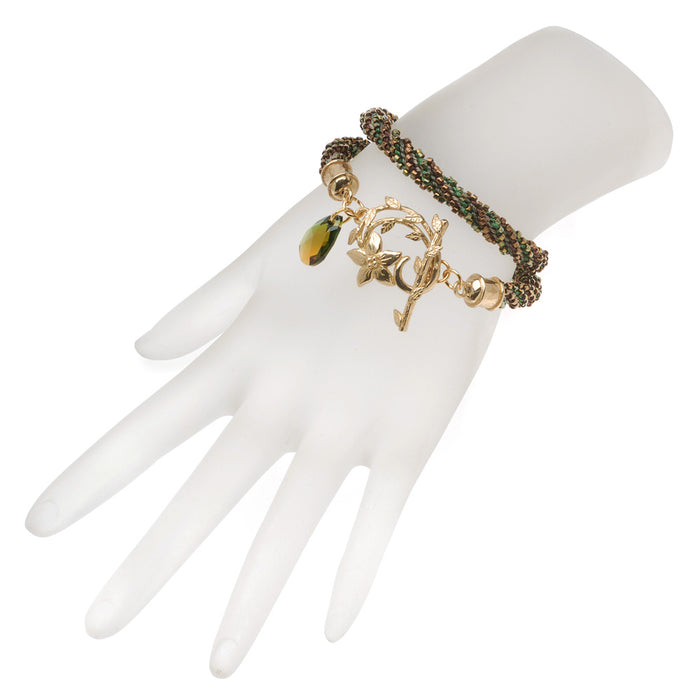 Retired - Retired - Mother Nature's Riches Kumihimo Wrap Bracelet