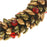 Retired - Beaded Kumihimo Holiday Wreath Bracelet