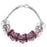 Retired - European Style Austrian Crystal February Birthstone Bracelet