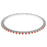 Retired - Coral Rhinestone Bangle Bracelet