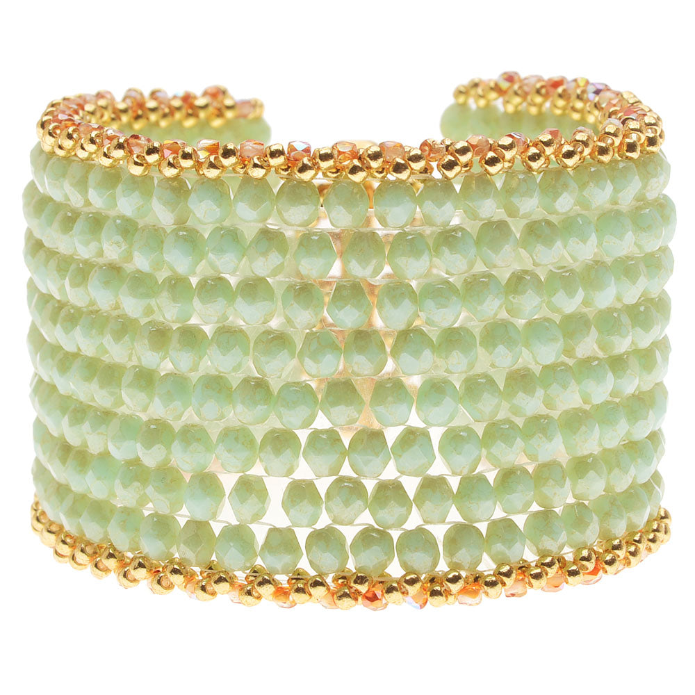 Mint Julep Peyote Bracelet (Reboot)