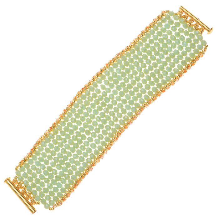 Mint Julep Peyote Bracelet (Reboot)